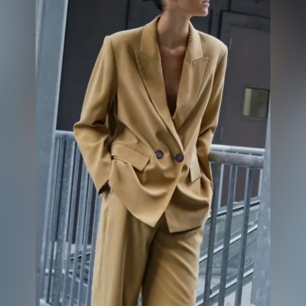 Zara oversized double breasted blazer - Picture 4 of 9